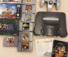 Nintendo 64 Konsole mit spiele